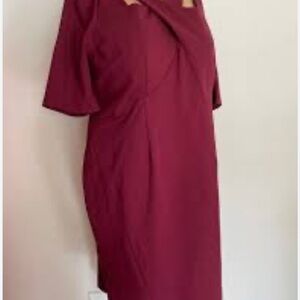 Lane Bryant Rich Burgundy Mini Dress